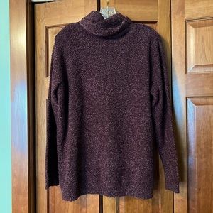 Women’s Van Heiden Popcorn Knit Cowl Mock Neck Sweater
